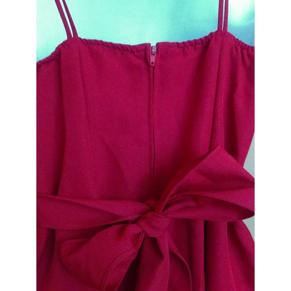 ABC KIDS USA Red & White Formal Spaghetti Layered with Lining Dress Youth Sz 12 - Picture 11 of 12